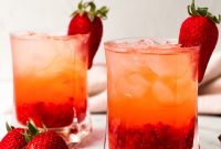 Strawberry Rose Bramble Cocktail Recipe: Floral Summer Drink
