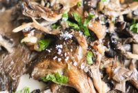 Crispy Pan-Fried Oyster Mushrooms with Garlic and Herbs