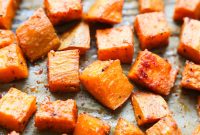 Crispy Roasted Sweet Potatoes with Honey and Herbs