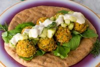 Sweet Potato Falafel Sandwich Recipe for Flavorful Mediterranean Wrap