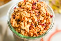 Tahini Pistachio Granola with Rose Petals and Cardamom