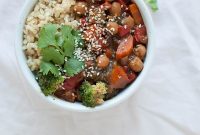 Vegan Teriyaki Chickpeas (Panda Express Style) — Back-to-School Lunch