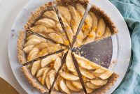 Vegan Apple Tart with Crunchy Walnut Crust