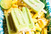 Avocado and Pineapple Popsicles Recipe for Tropical Creamy Treat