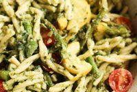 Vibrant Vegan Pasta Salad with Zesty Lemon Basil Dressing