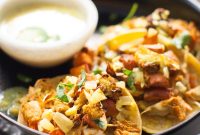 Indian-Spiced Sweet Potato Tacos with Tangy Yogurt Sauce