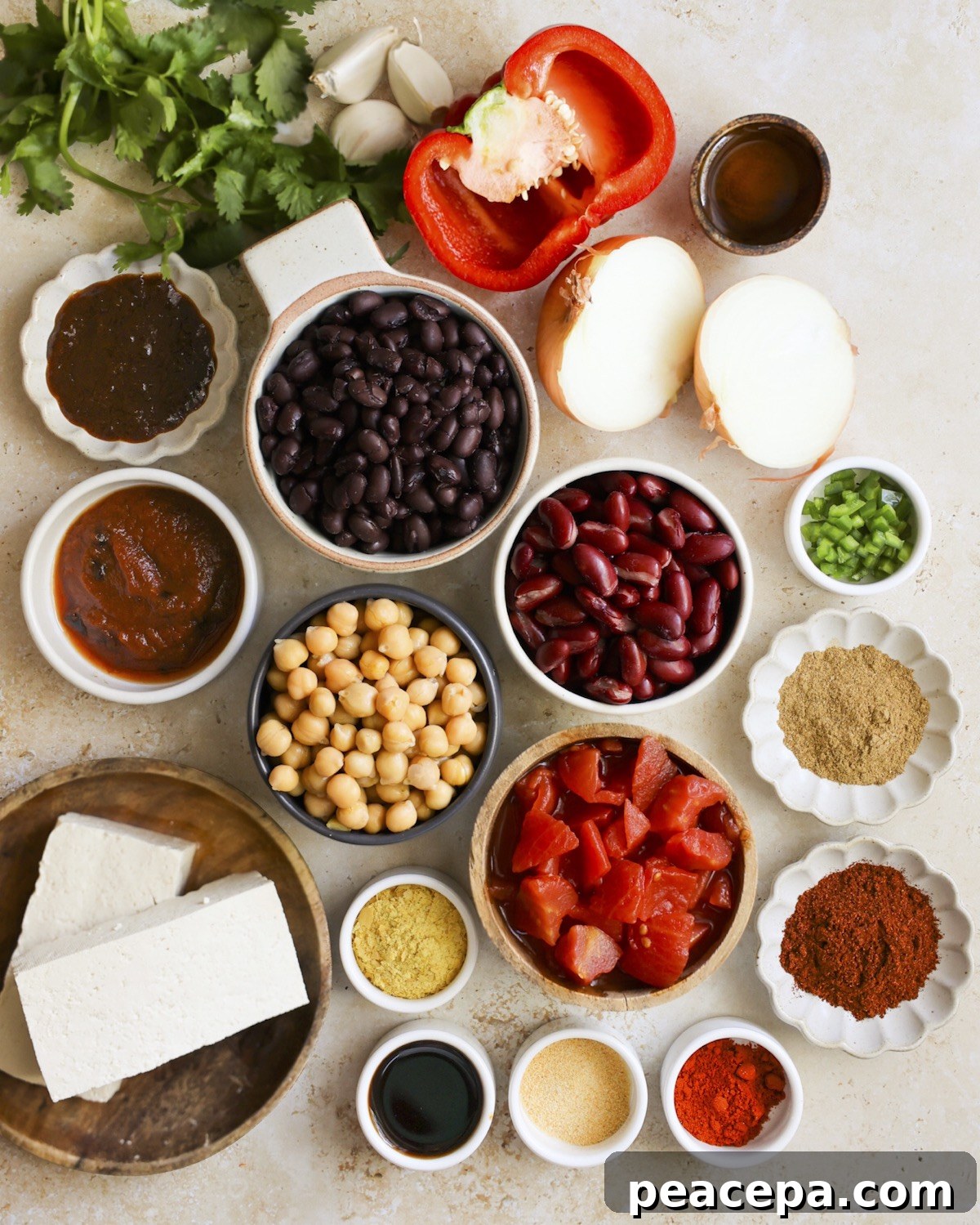 tofu chili ingredients