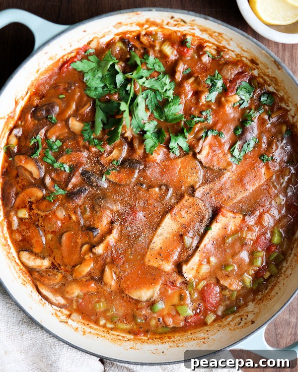 Vegan Mushroom Étouffée