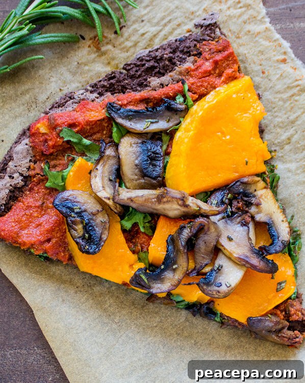 Black Bean Crust Pizza