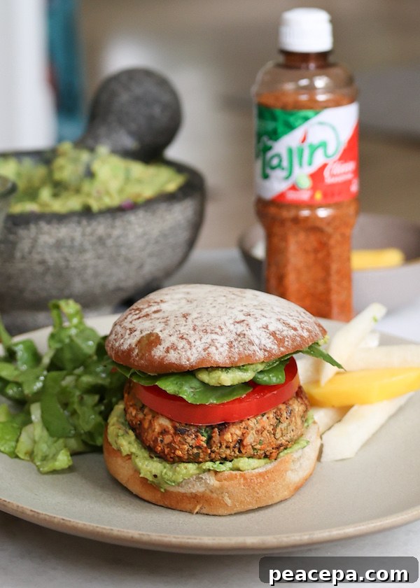 Spicy Black Bean Burgers
