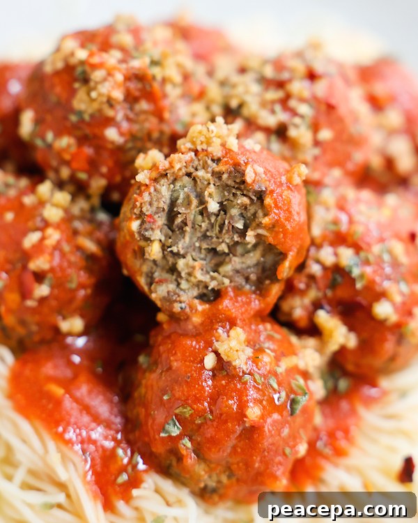 best vegan lentil meatballs
