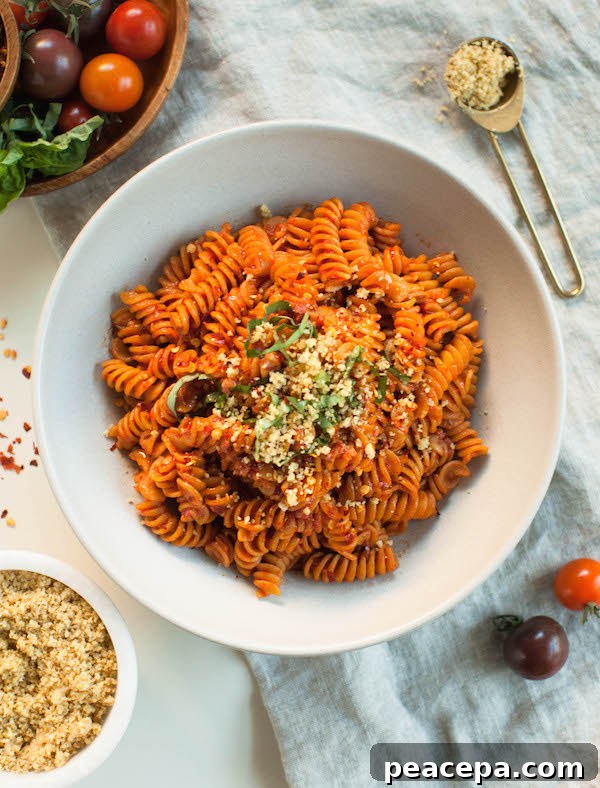 Spicy Pasta Arrabbiata | @sweetpotatosoul