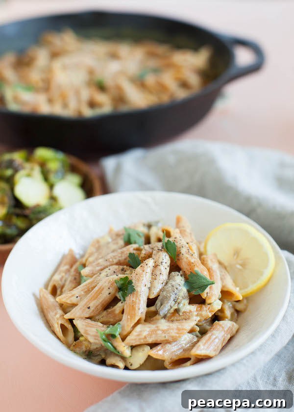 OYSTER MUSHROOM RED LENTIL ALFREDO | @sweetpotatosoul