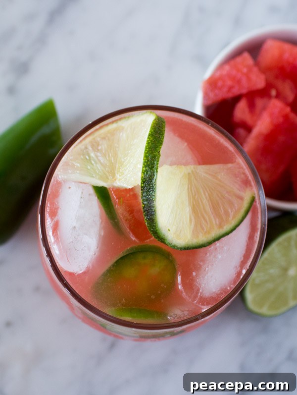 Mezcal Watermelon Margarita