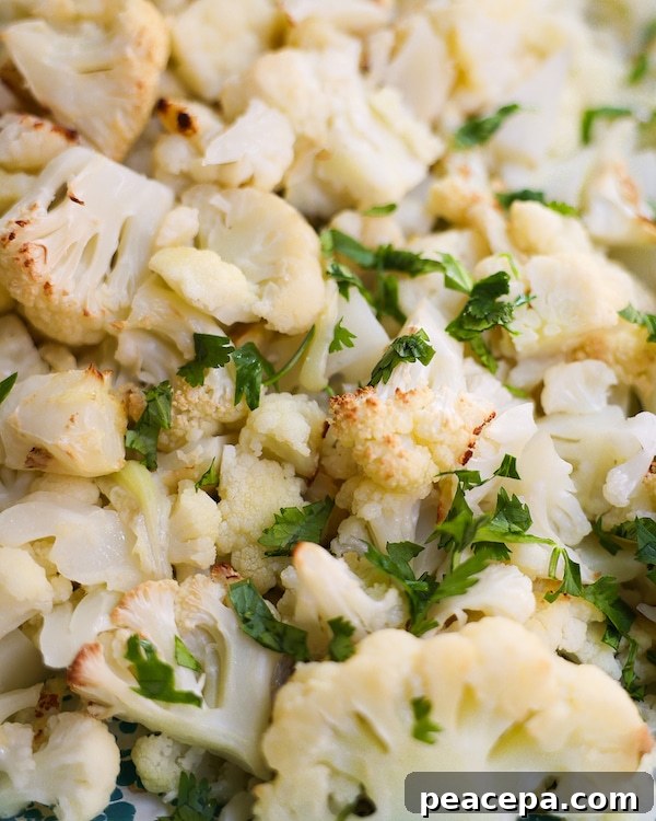 Roasted Cauliflower Rice