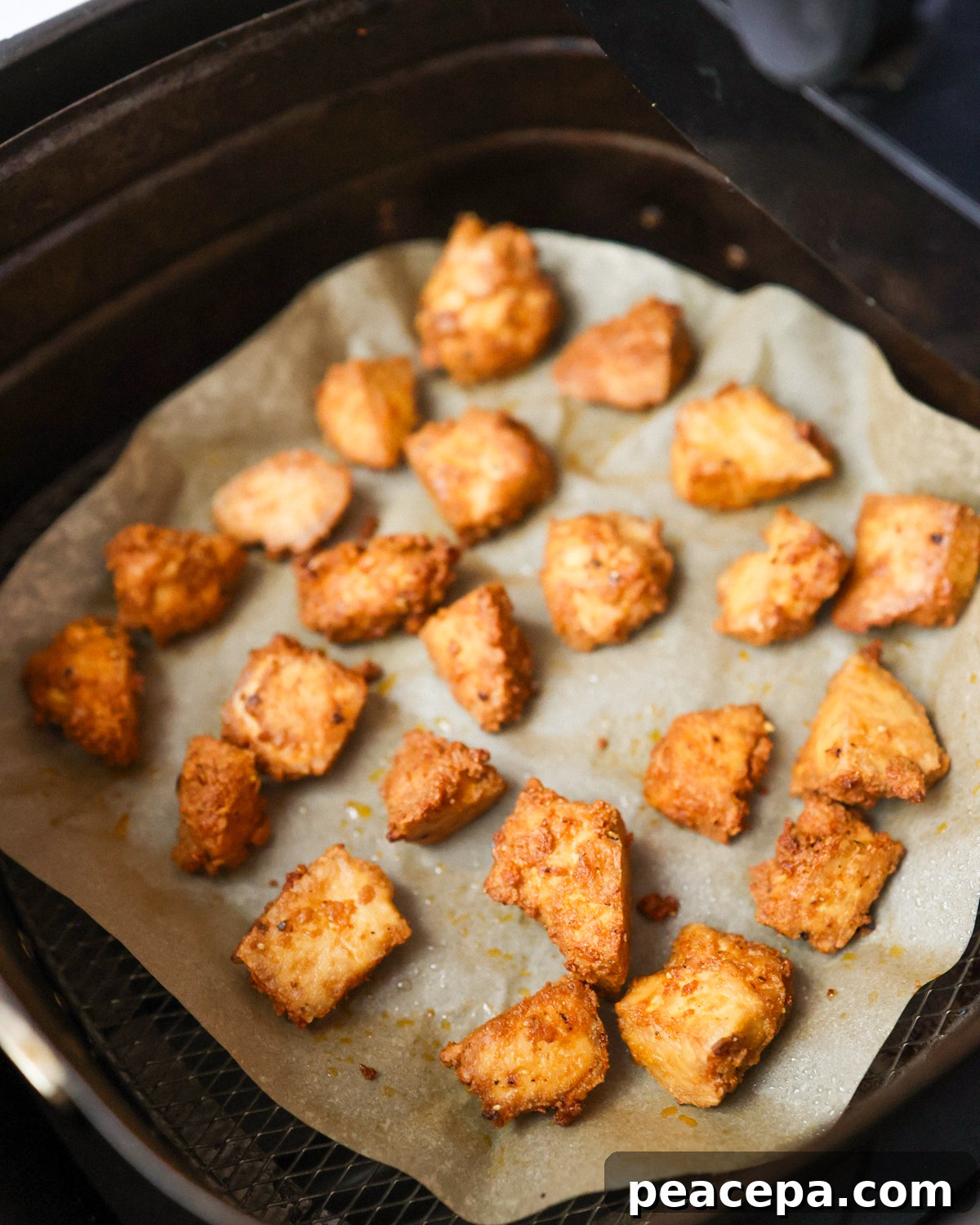 air fried vegan chicken nuggets