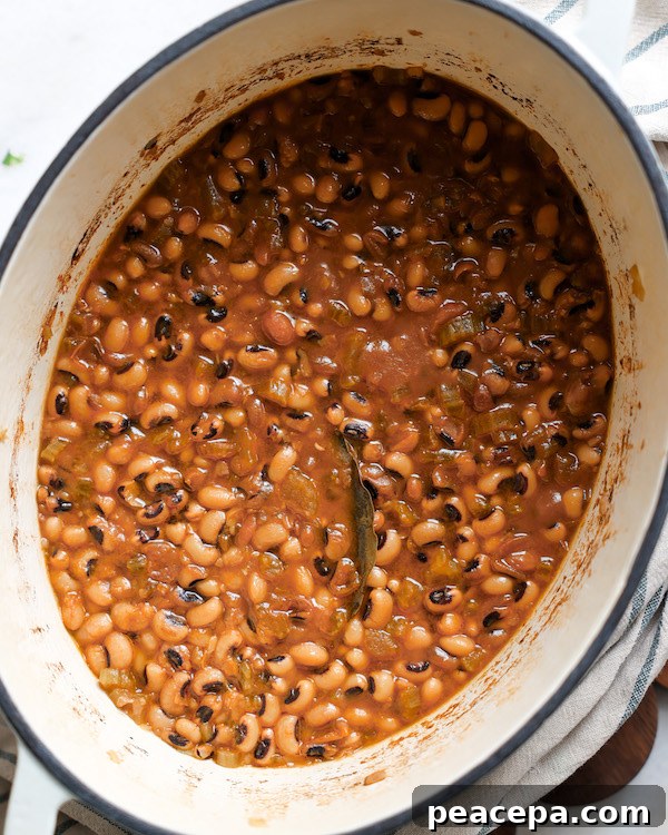 Cooking black-eyed peas