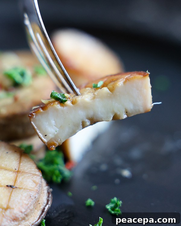 Creamy Vegan Pasta with Seared Mushroom Scallops 5 img 12000 4