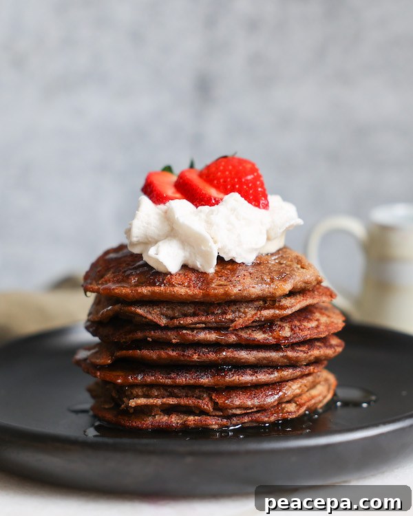 Pancakes with toppings