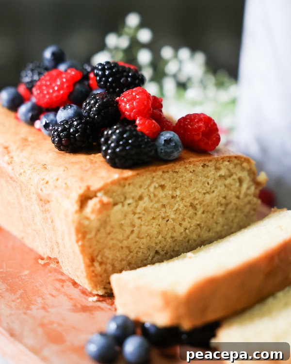 Fluffy moist vegan poundcake
