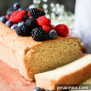Fluffy moist vegan poundcake