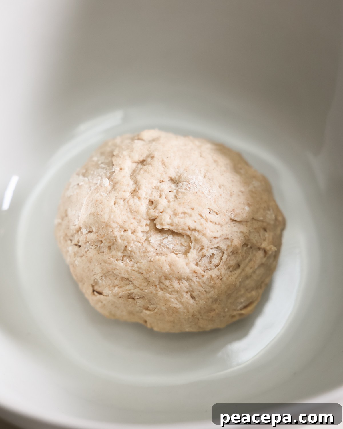 naan dough in bowl