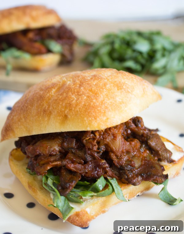Chipotle BBQ Oyster Mushroom Sliders | www.sweetpotatosoul.com