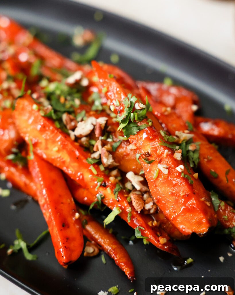 gochujang oven roasted carrots