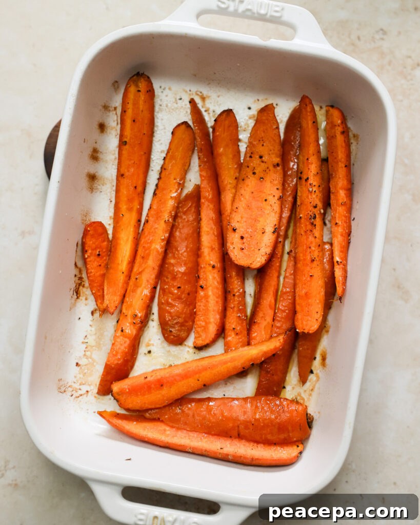 oven roasted in a white staub baking dish