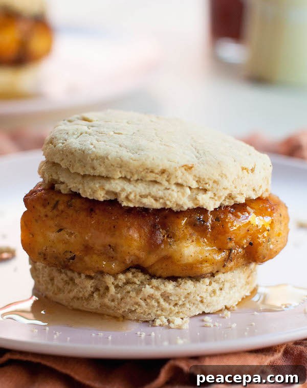 Vegan hot chicken biscuits