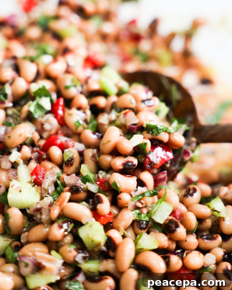 Black eyed pea salad