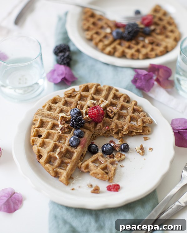 Vegan Sweet Potato Waffles