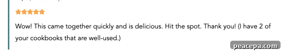 Reader review: "Wow! This came together quickly and is delicious. Hit the spot." 
