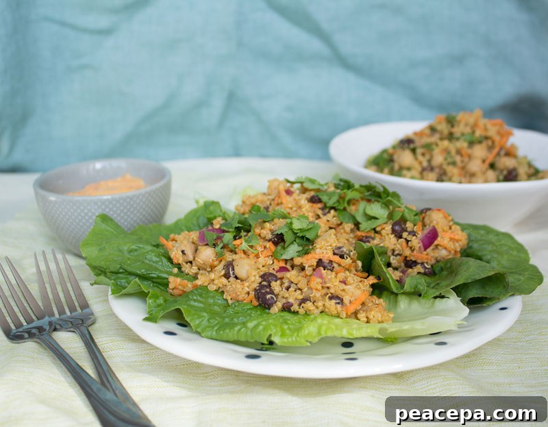 Harissa Tahini Salad and wraps