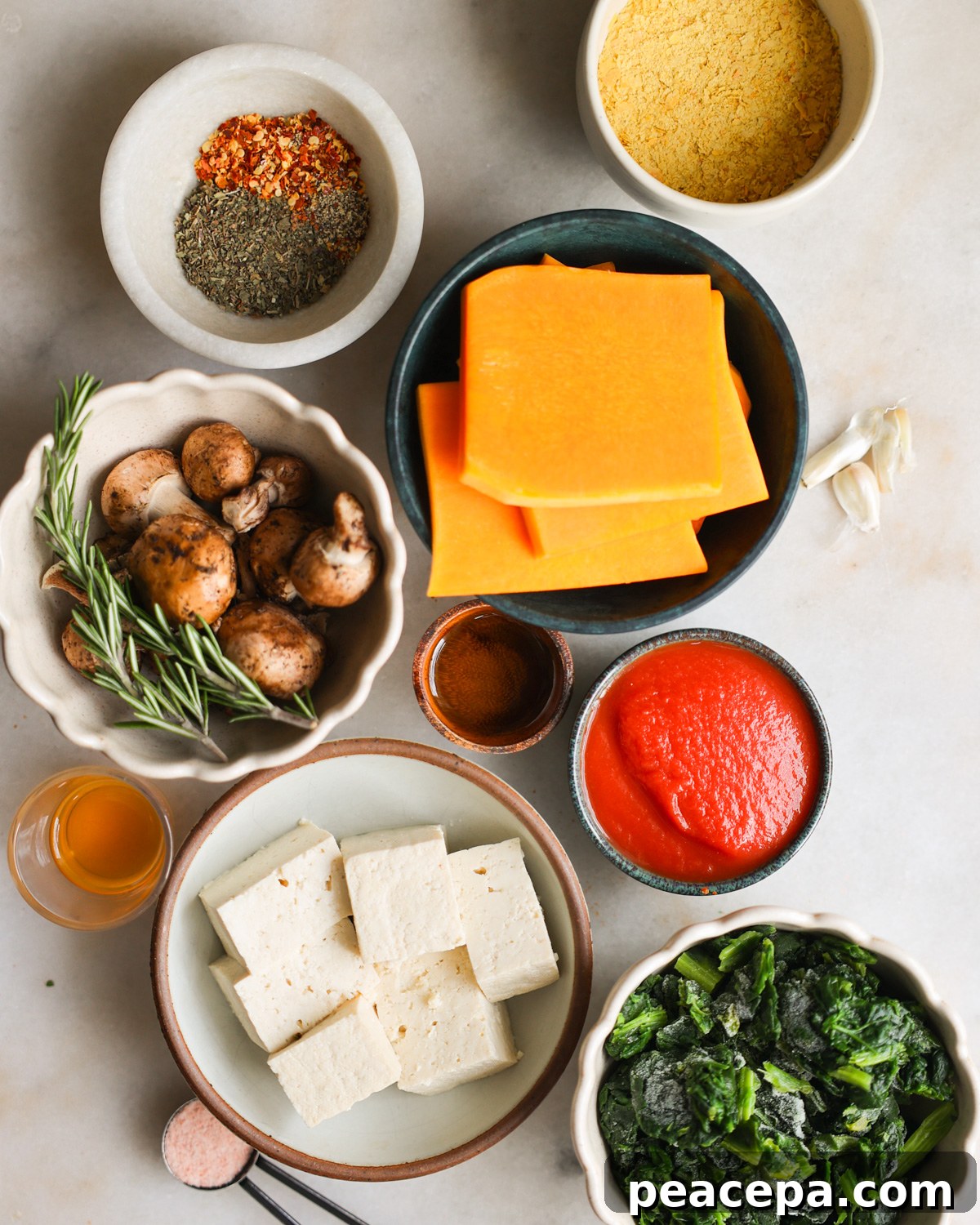 butternut squash lasagna  ingredients