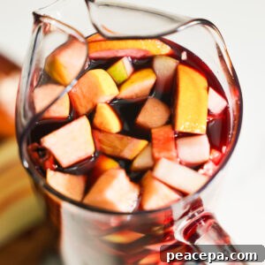 overhead apple cider sangria