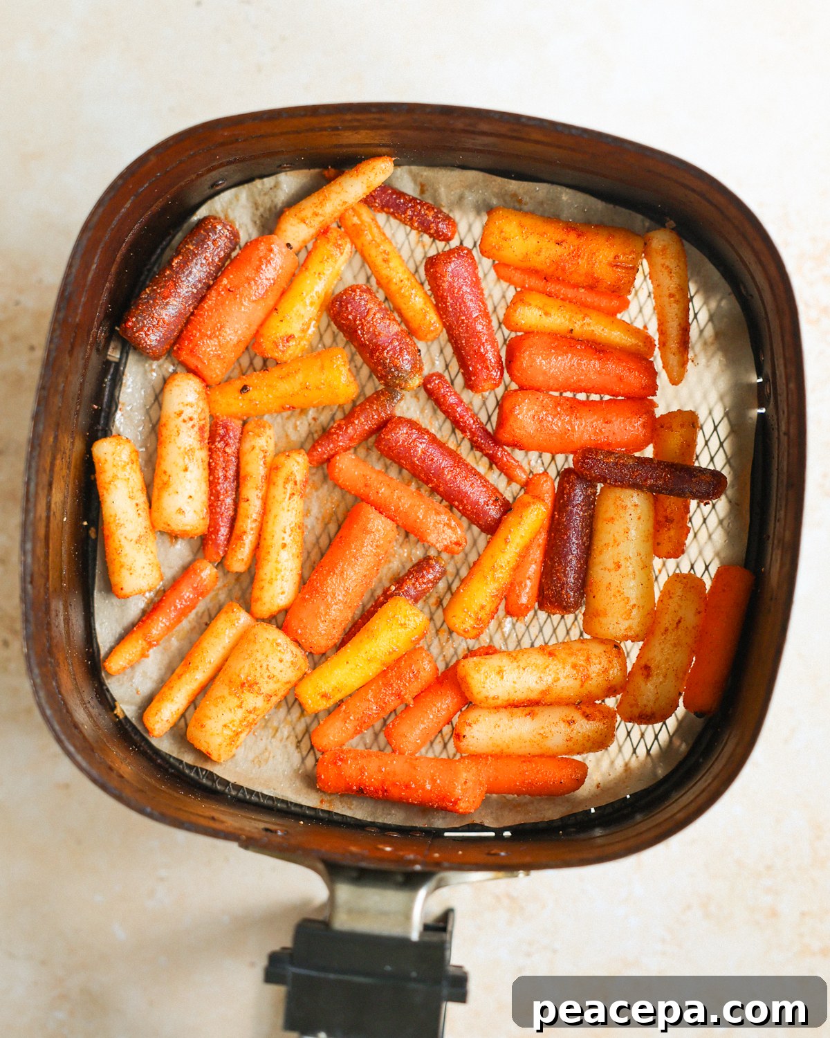 seasoned baby carrots in air fryer