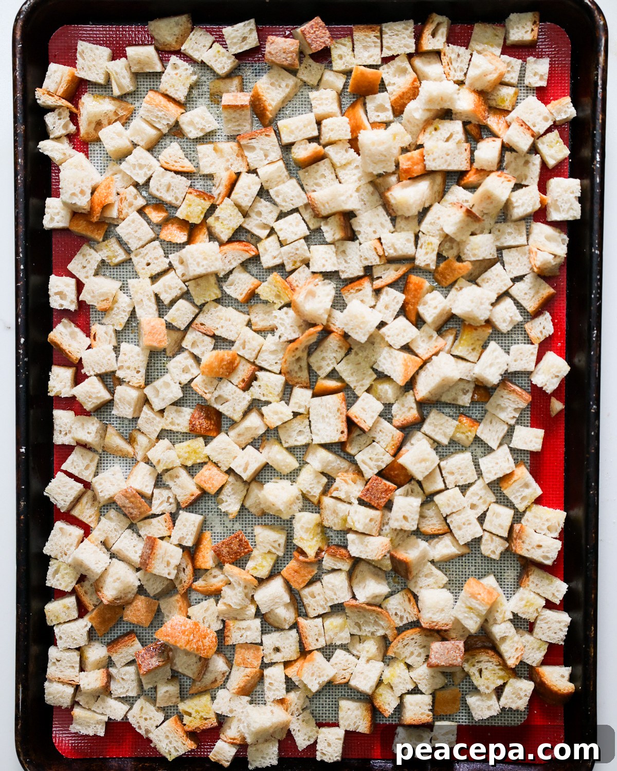 sourdough croutons