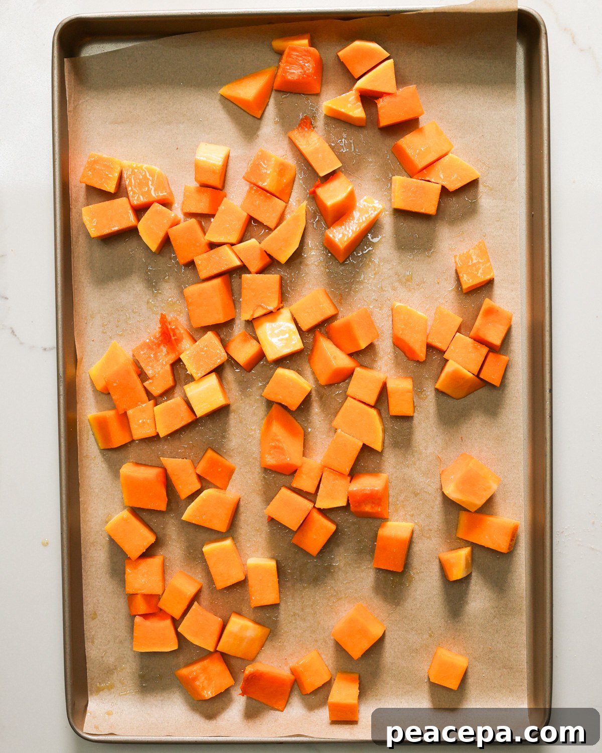roasting butternut squash