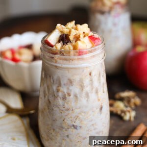 overnight oats in jar