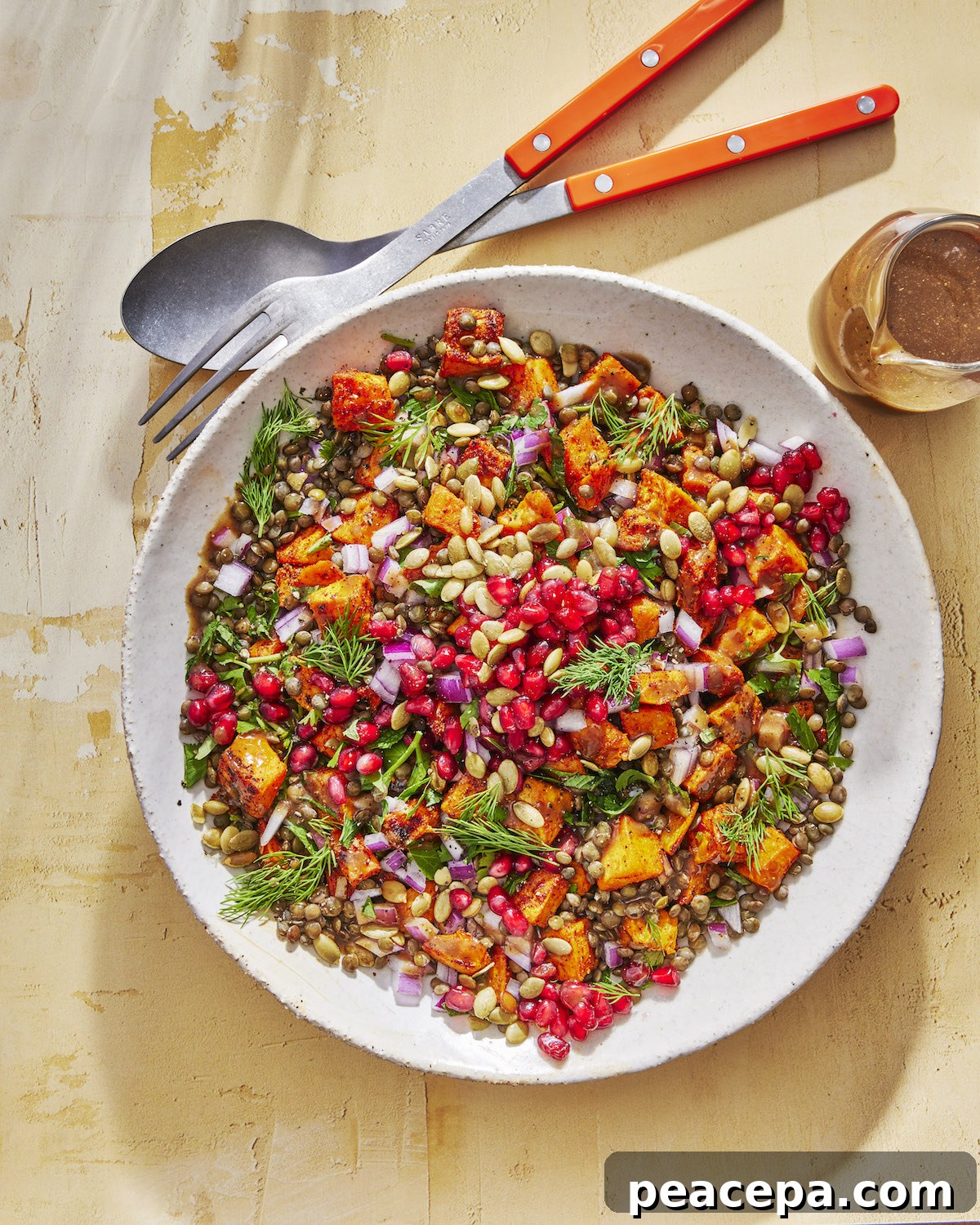 lentil salad recipe from vegan vibes