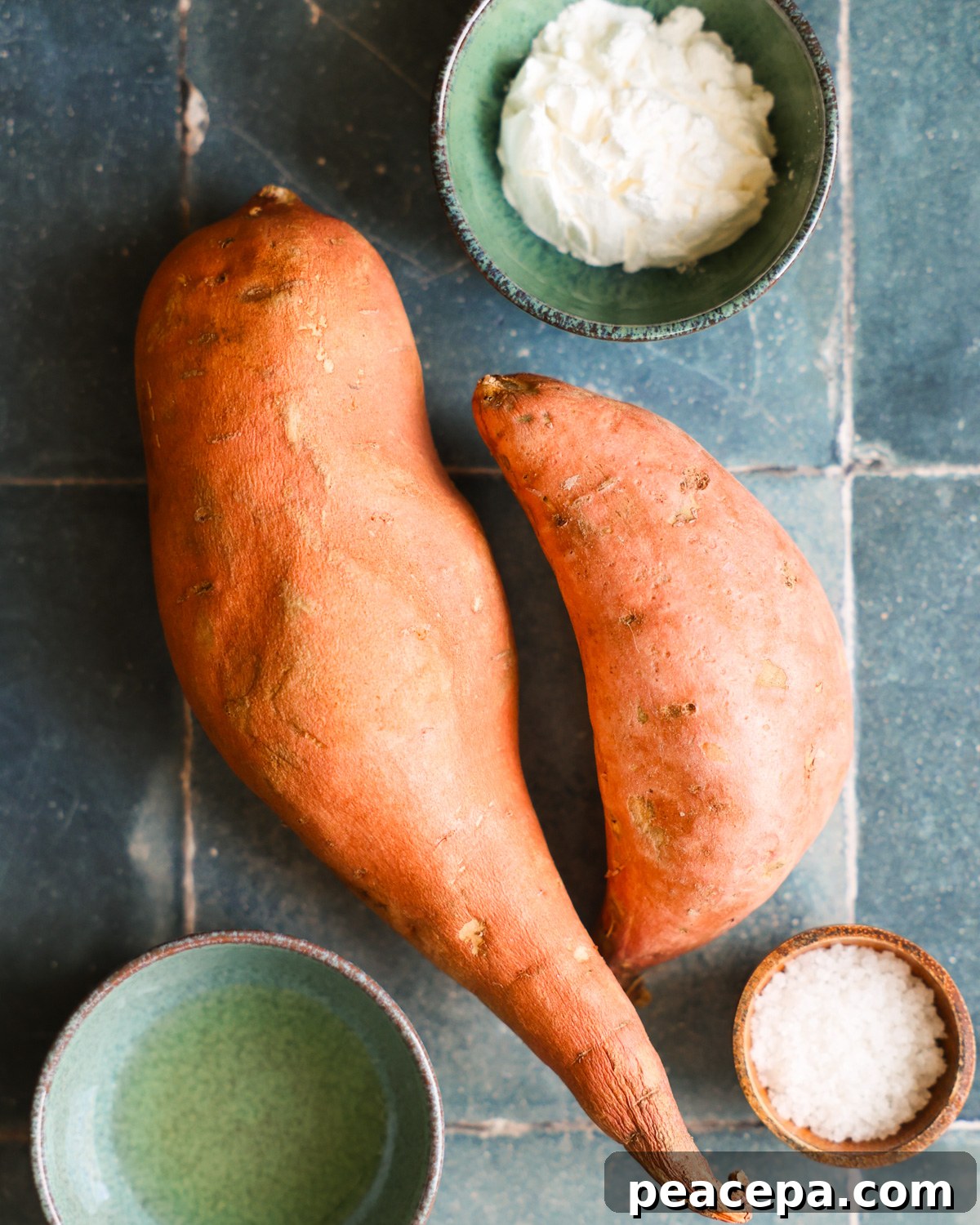 Air Fryer Sweet Potato Fry ingredients