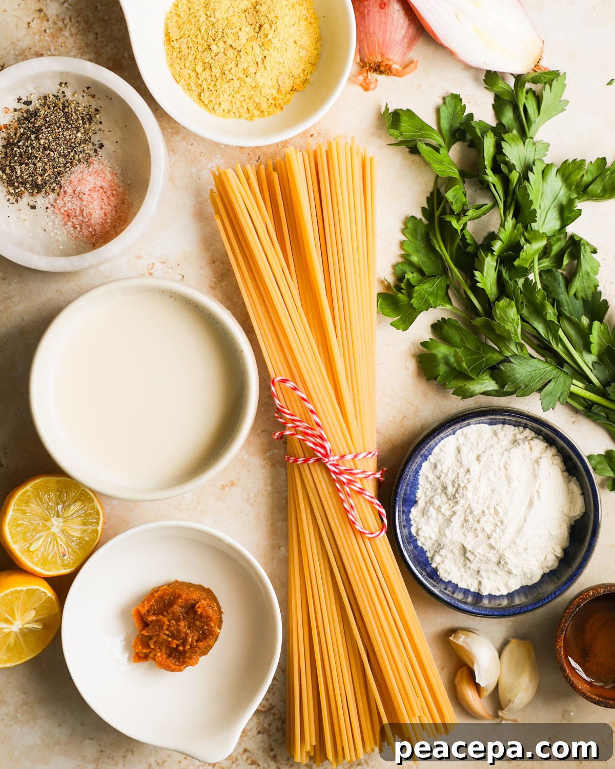 vegan carbonara ingredients