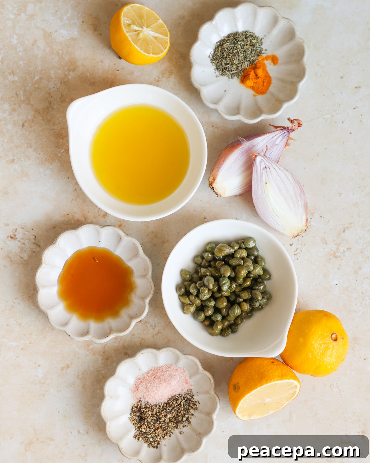 lemon caper marinade ingredients