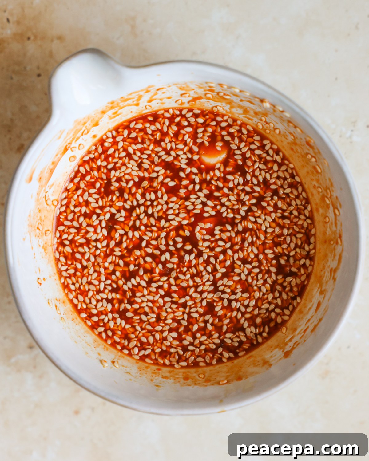 stirred gochujang marinade