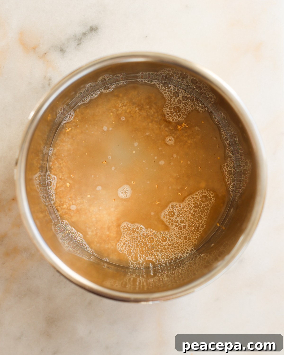 water added to instant pot