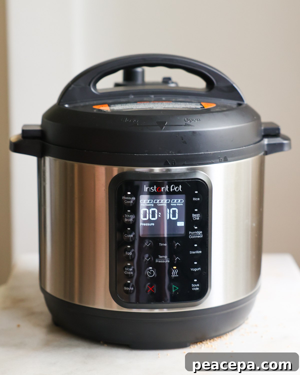 instant pot on counter