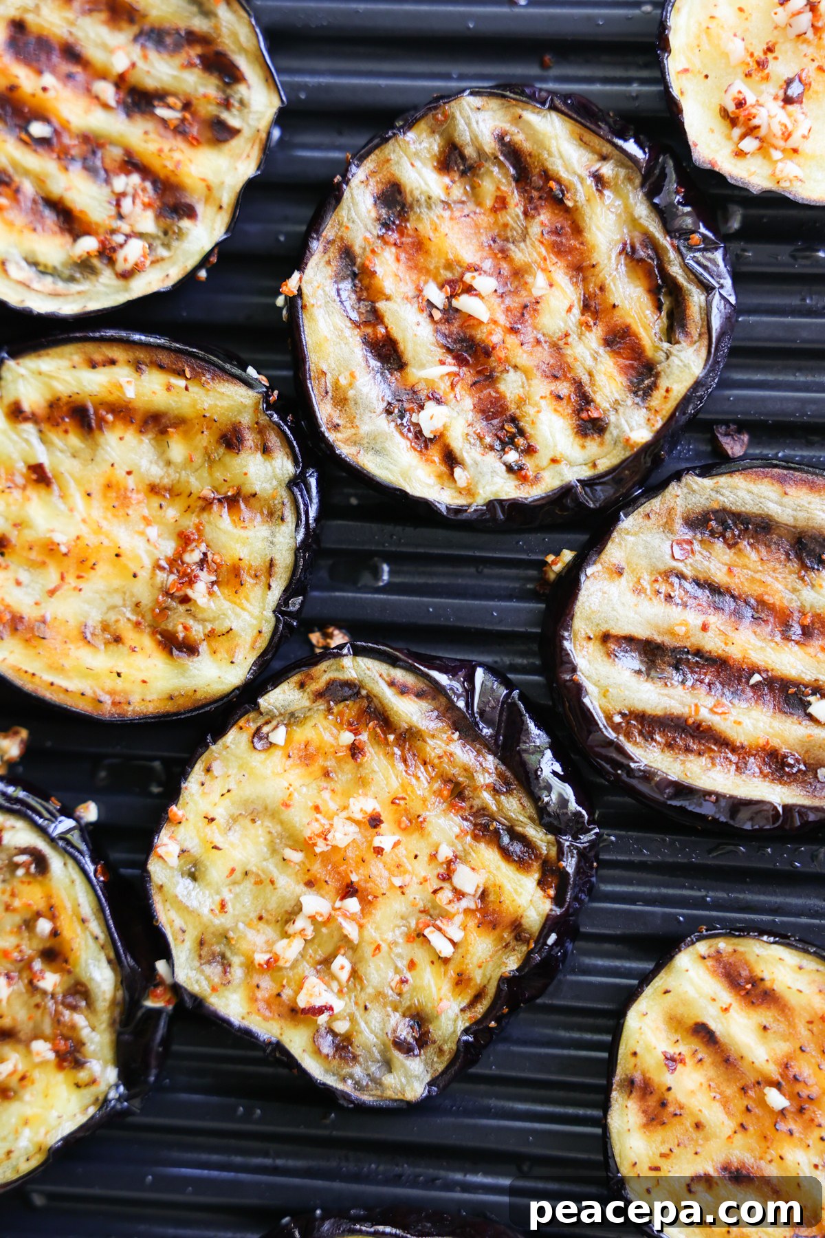 eggplant on grill