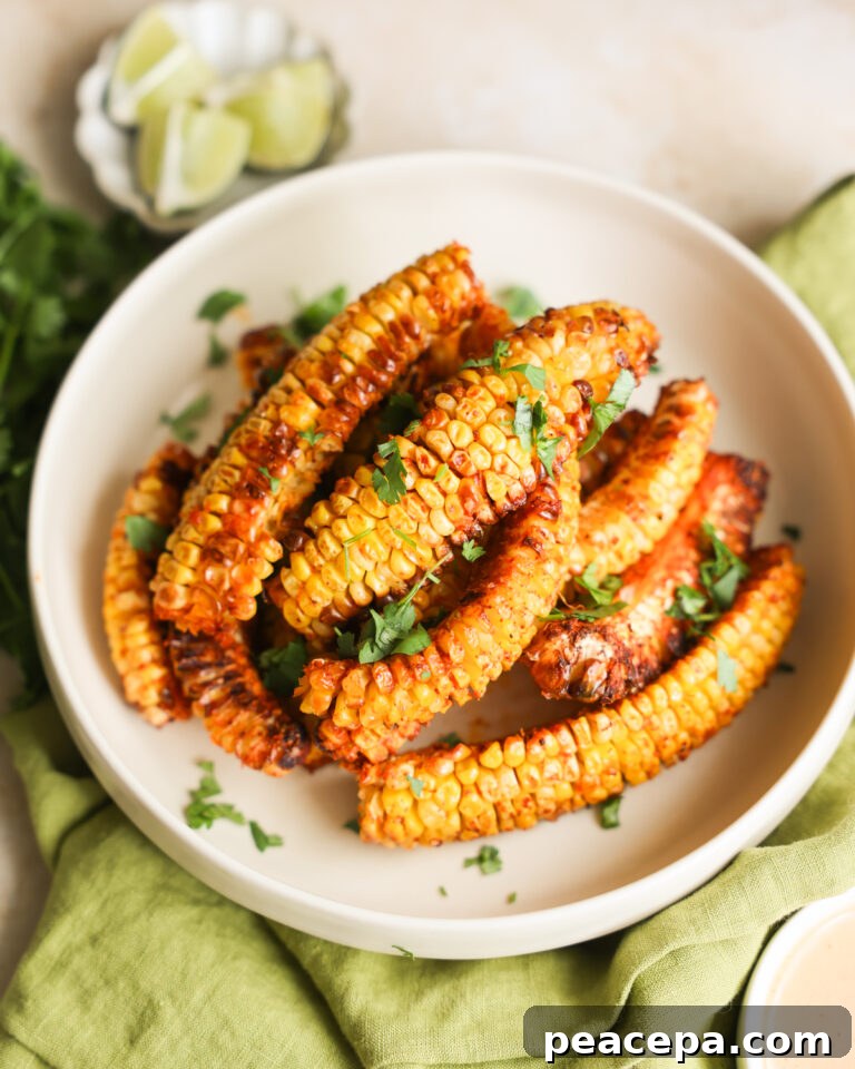 overhead corn ribs on plate
