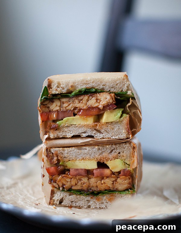 Vegan BBQ Tempeh Sandwich | sweetpotatosoul.com